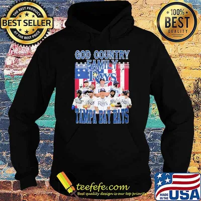 God country family Tampa Bay rays signatures America flag shirt