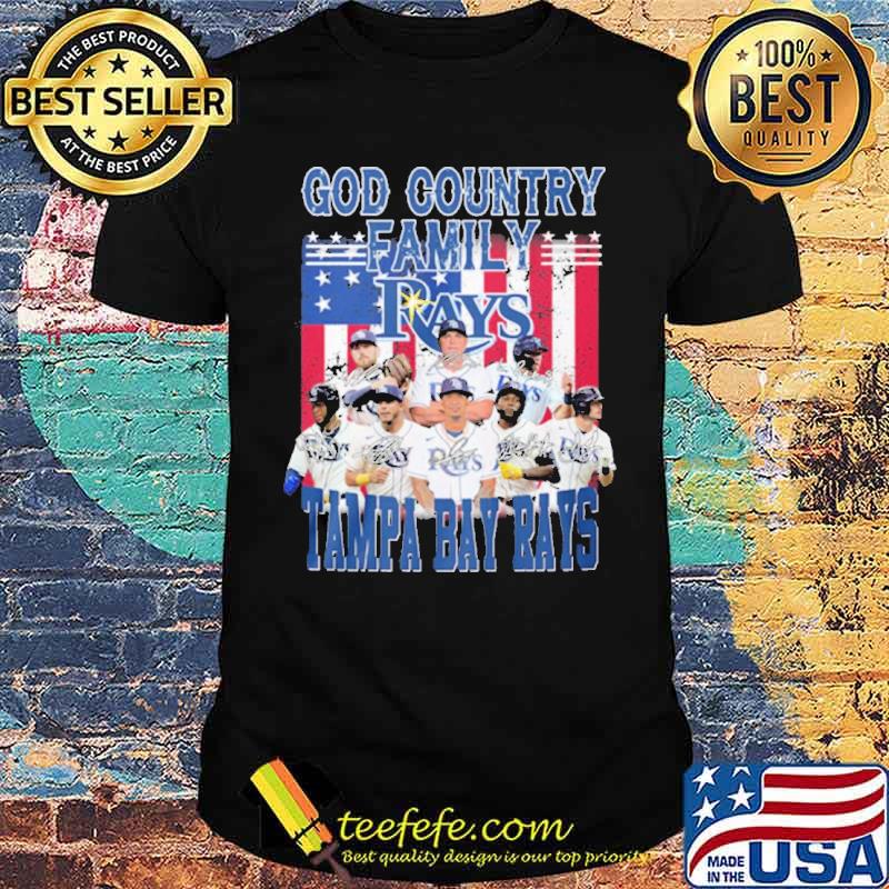 God country family Tampa Bay rays signatures America flag s Unisex God country family Tampa Bay rays signatures America flag s Unisex
