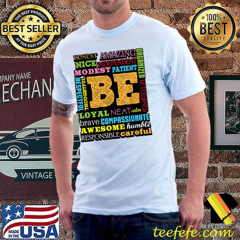 Growth Mindset Honest Brave Compassionate Teacher Positive Thinking T-Shirt
