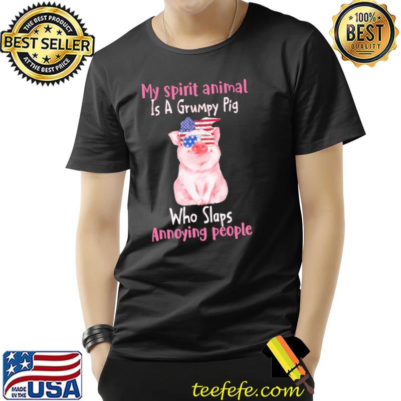 Grumpy Pig my spitit animal is a grumpy pig who slaps annoying people s Unisex Grumpy Pig my spitit animal is a grumpy pig who slaps annoying people s Unisex