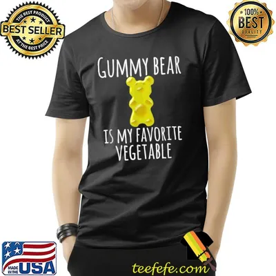 Gummy Bear Is My Favorite Vegetable Gummy Bear T-Shirt