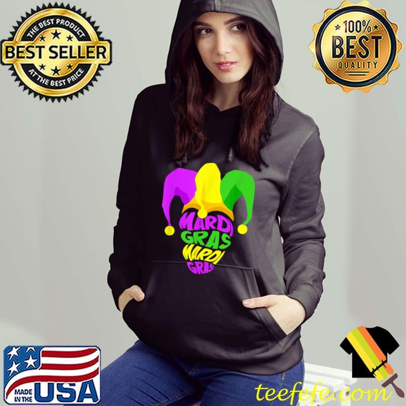 Happy Mardi Gras Day Party Hat T-Shirt Hoodie Happy Mardi Gras Day Party Hat T-Shirt Hoodie