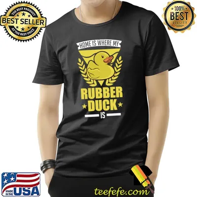 Home Is Where My Rubber Ducky Is Stars T-Shirt
