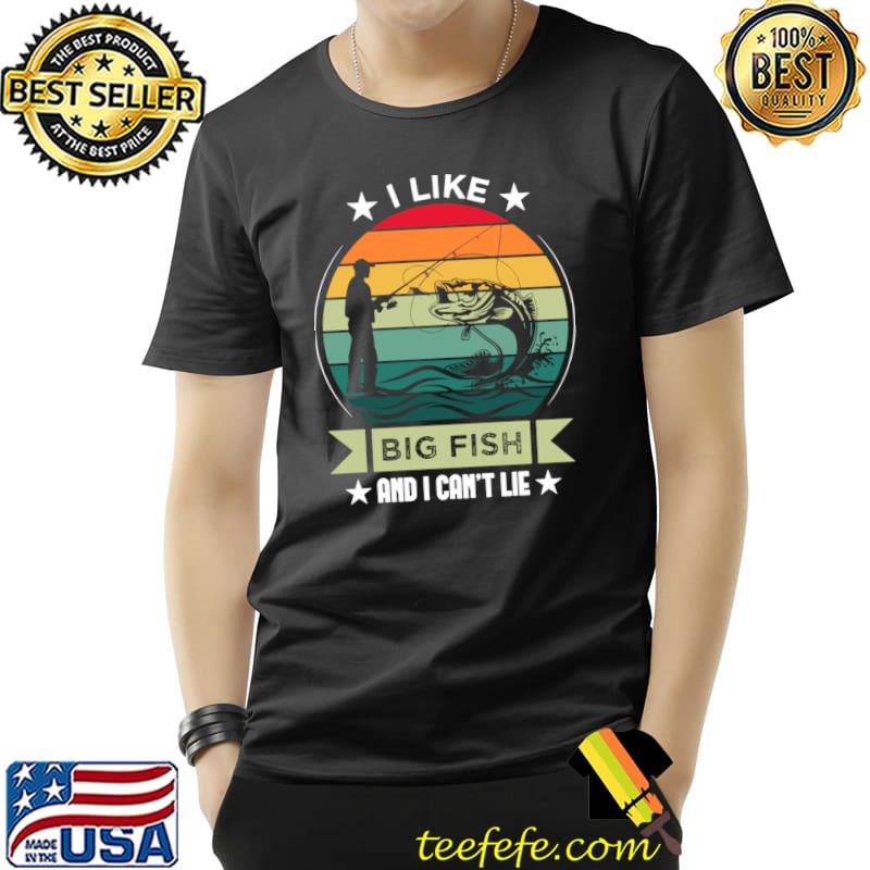 I like big fish and i can't lie stars vintage sunset T-Shirt I like big fish and i can't lie stars vintage sunset T-Shirt