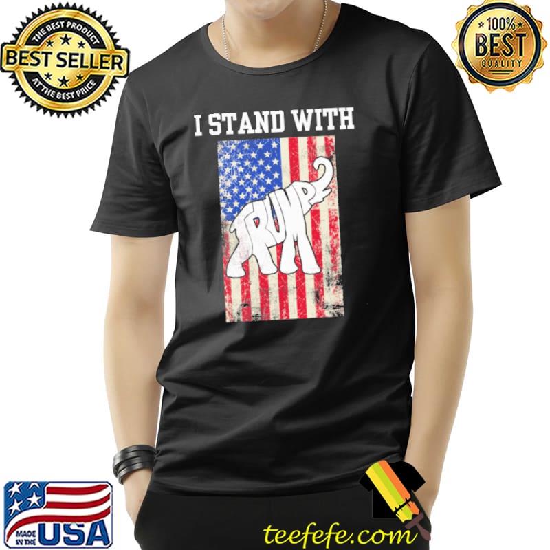 I stand with Trump America flag s Unisex I stand with Trump America flag s Unisex