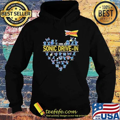 I work at sonic drive-in heart Stitch shirt