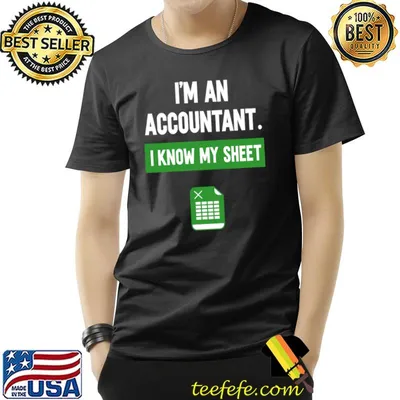 I'm An Accountant Excel I Know My Sheet T-Shirt
