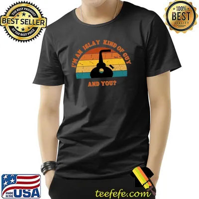 I'm An Islay Kind Of Guy Whisky Vintage Sunset T-Shirt