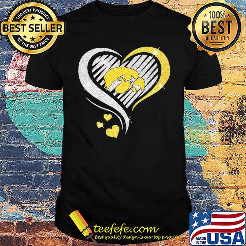 Iowa Hawkeye love heart diamond s Unisex Iowa Hawkeye love heart diamond s Unisex