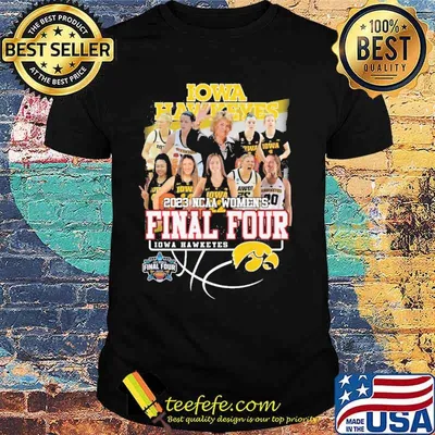 Iowa Hawkeyes 2023 NCAA Women's final four shirt