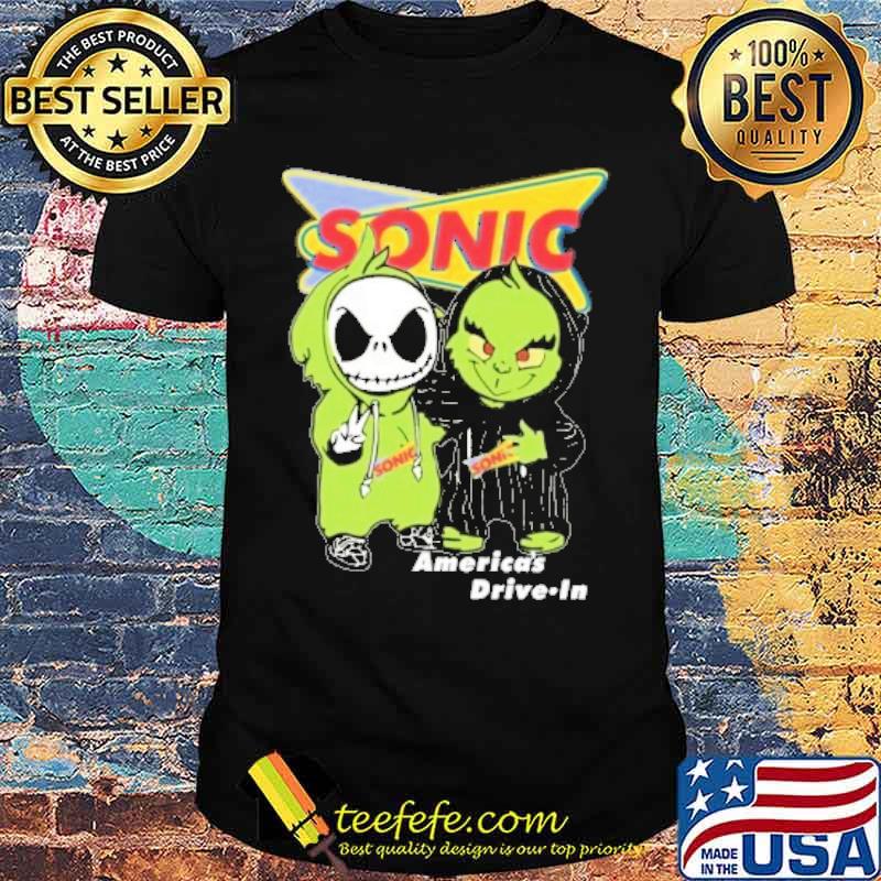 Jack Skellington and grinch Sonic America's Drive in s Unisex Jack Skellington and grinch Sonic America's Drive in s Unisex