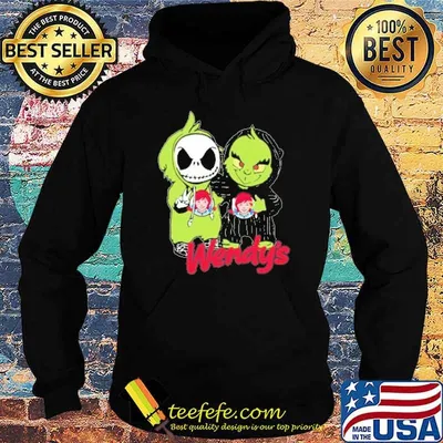 Jack Skellington and grinch Wendy's shirt