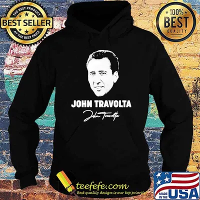 John Travolta Nicolas Cage Face Off Mashup Shirt