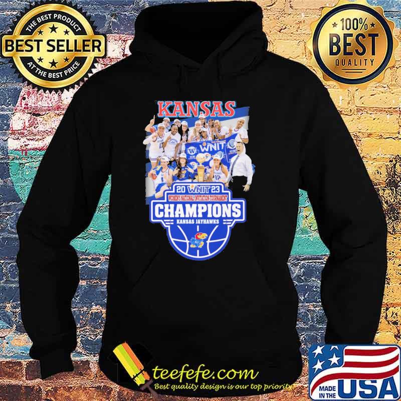 Kansas Jayhawks 2023 Women's National Invitation Tournament Champions shirt