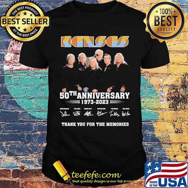 Kansas 50th anniversary 1973-2023 thank you for the memories signatures s Unisex Kansas 50th anniversary 1973-2023 thank you for the memories signatures s Unisex