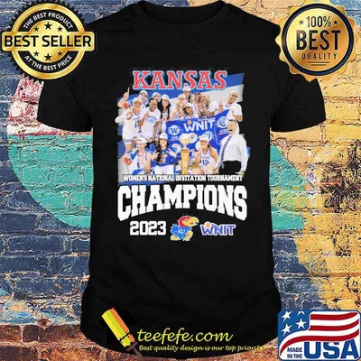 Kansas women's national invitation tournament champions 2023 WNIT shirt