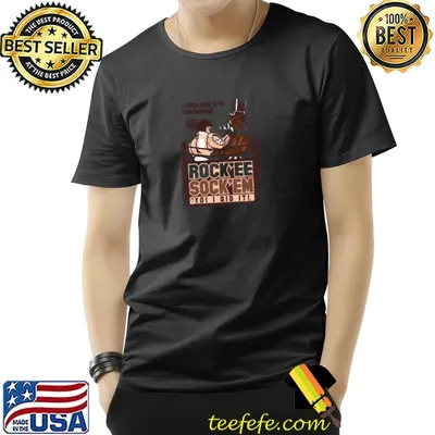 Knock Rim Into Tomorrow Rockem Sockem Rocky T-Shirt