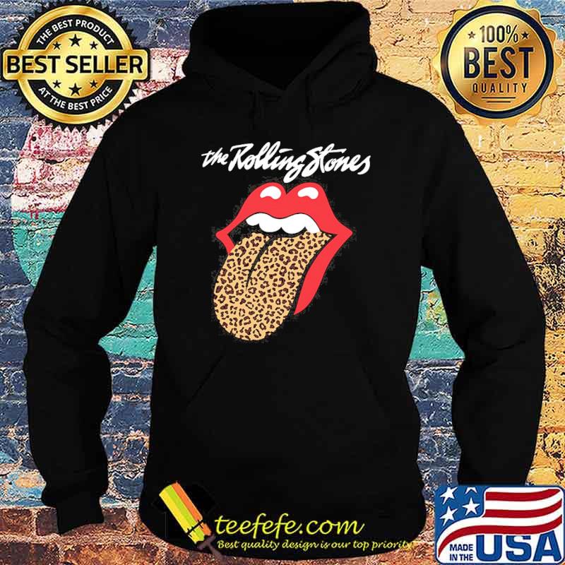 Leopard Tongue the rolling stones shirt
