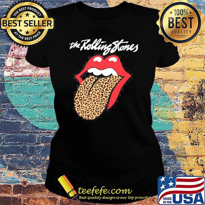 Leopard Tongue the rolling stones s Ladies tee Leopard Tongue the rolling stones s Ladies tee