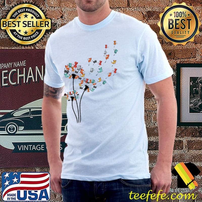 Love cats dandelion shirt Love cats dandelion shirt