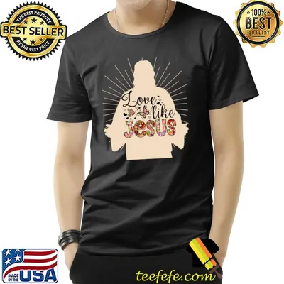 Love Like Jesus Easter Resurrection His Is Risen Flowers T-Shirt