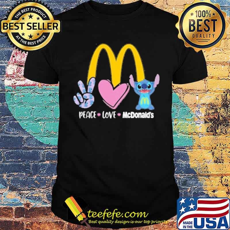 MCDONALD'S peace love stitch s Unisex MCDONALD'S peace love stitch s Unisex