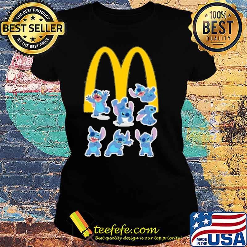 MCDONALD'S stitch s Ladies tee MCDONALD'S stitch s Ladies tee