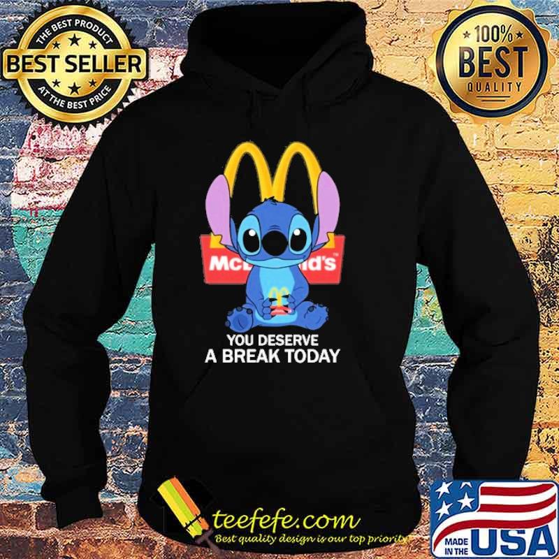 MCDONALD'S stitch you deserve a break today shirt
