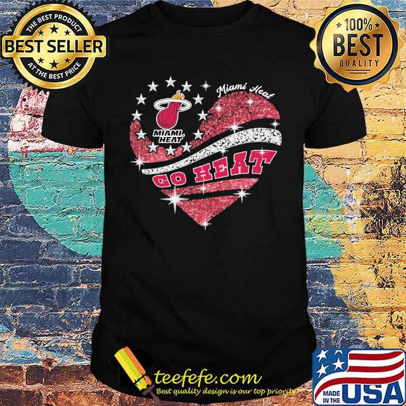 Miami heat go heat diamond heart s Unisex Miami heat go heat diamond heart s Unisex