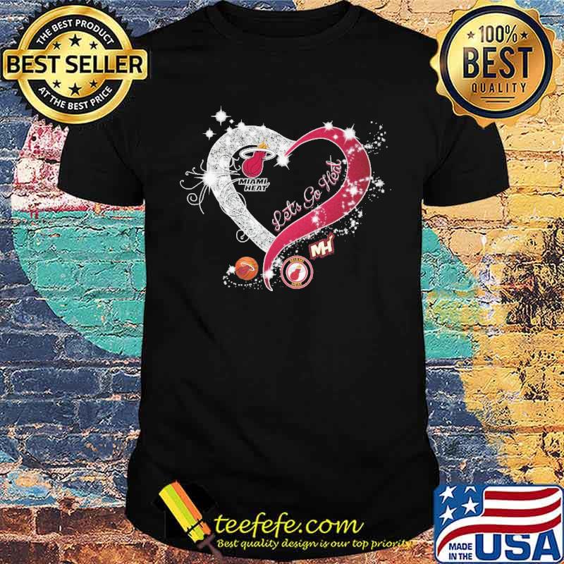 Miami heat let's go heat diamond heart s Unisex Miami heat let's go heat diamond heart s Unisex