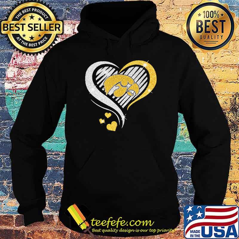 Millar Iowa heart love diamond shirt