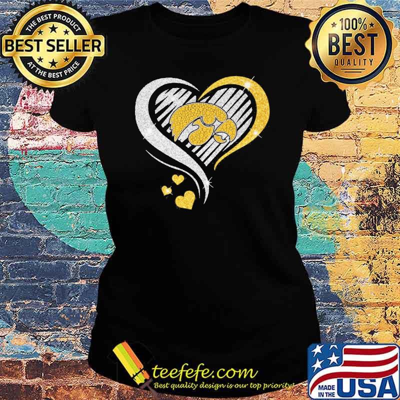 Millar Iowa heart love diamond s Ladies tee Millar Iowa heart love diamond s Ladies tee