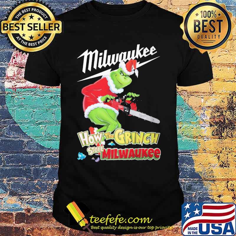 Milwaukee how the grinch stole Milwaukee Christmas s Unisex Milwaukee how the grinch stole Milwaukee Christmas s Unisex