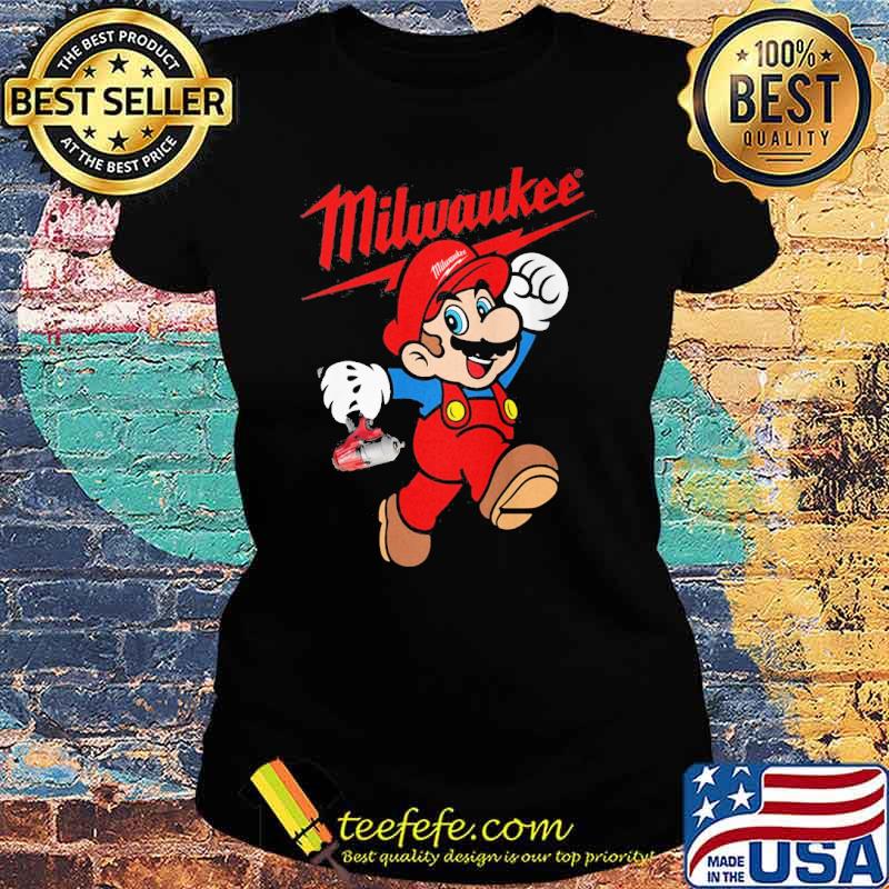 Milwaukee mario mascot s Ladies tee Milwaukee mario mascot s Ladies tee