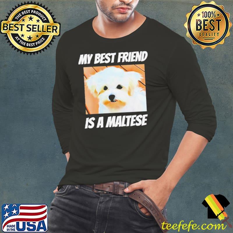 My best friend is a Maltese picture shirt