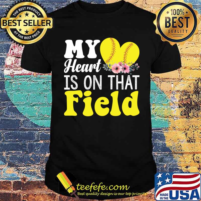 My Heart Is On That Field Basketball Flowers Lover Sport T-Shirt Unisex My Heart Is On That Field Basketball Flowers Lover Sport T-Shirt Unisex