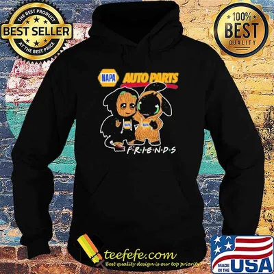 Napa auto parts friends groot and toothless shirt