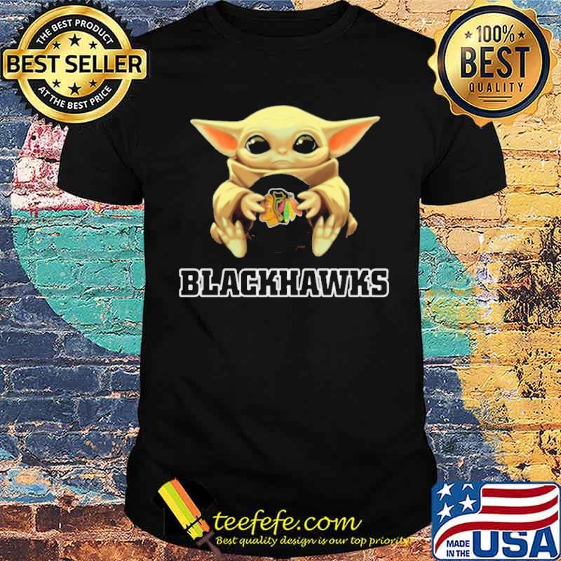 NHL Hockey Chicago Blackhawks Star Wars Baby Yoda Shirt Unisex NHL Hockey Chicago Blackhawks Star Wars Baby Yoda Shirt Unisex