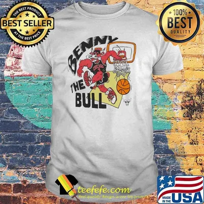Original chicago Bulls Team Mascot basketball sport shirt