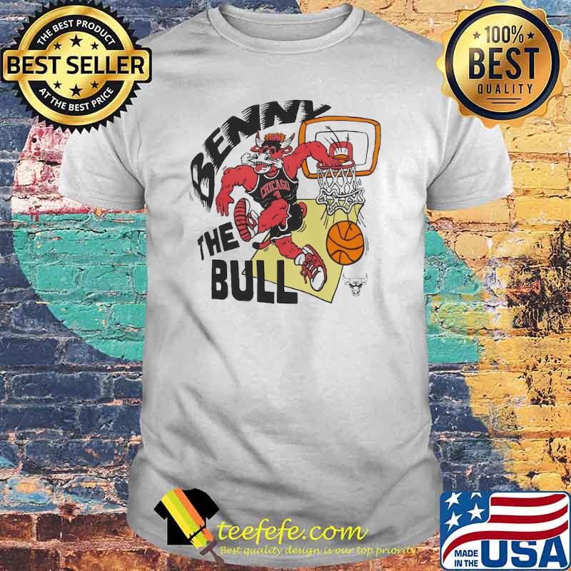 Original chicago Bulls Team Mascot basketball sport shirt