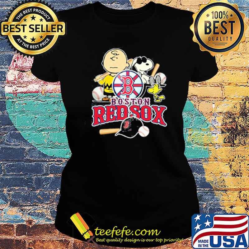 Peanuts Charlie Brown Snoopy Boston Red Sox woodstocks s Ladies tee Peanuts Charlie Brown Snoopy Boston Red Sox woodstocks s Ladies tee