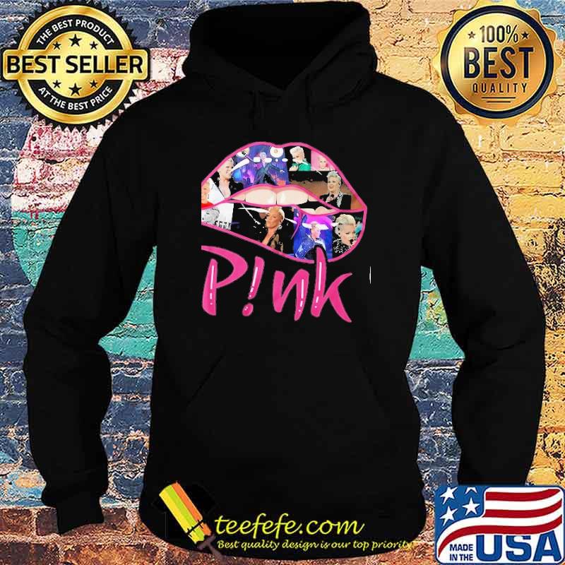 Pink alecia lip singer shirt