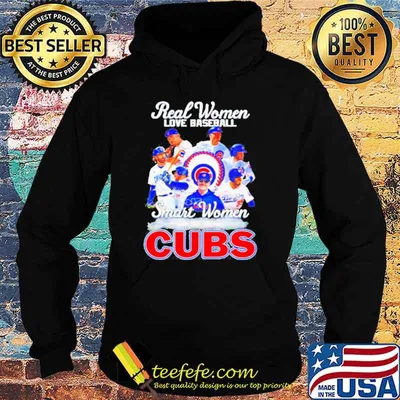 Real women love baseball smart Women love the Cubs signature sport shirt