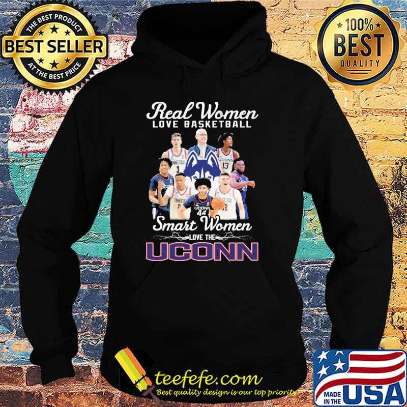 Real women love basketball smart women love the Uconn shirt