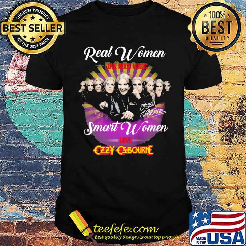 Real women love Rock music smart women love Ozzy Osbourne signature s Unisex Real women love Rock music smart women love Ozzy Osbourne signature s Unisex