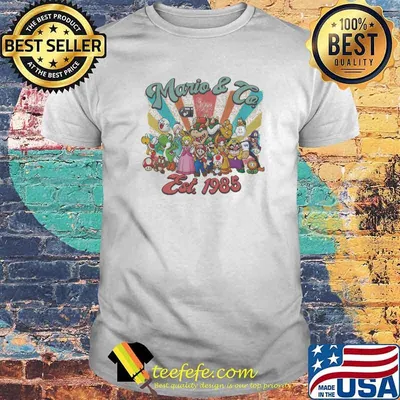 Return To Mario And Co EST 1985 The Super Mario Bros Movie Main Street shirt