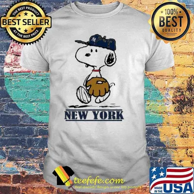 Snoopy Baseball New York Yankees sport shirt