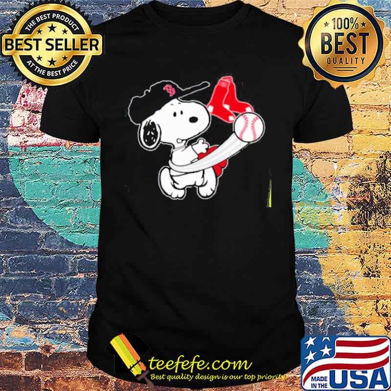 Snoopy Boston Red Sox baseball shirt - Shirts Bubble