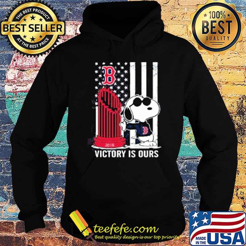 Snoopy Boston Red Sox Victory Is Ours America flag shirt
