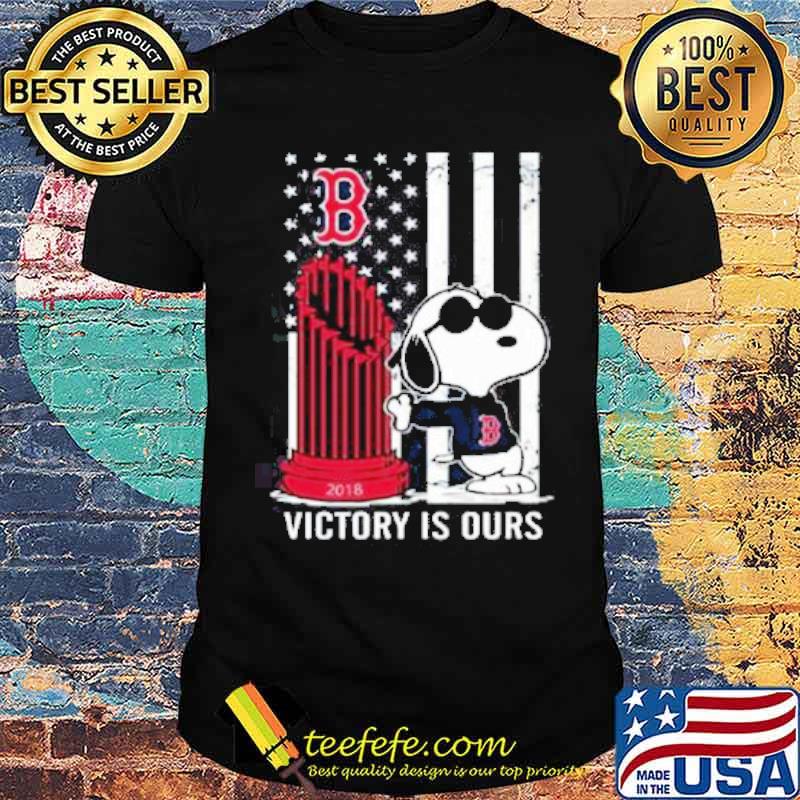 Snoopy Boston Red Sox Victory Is Ours America flag s Unisex Snoopy Boston Red Sox Victory Is Ours America flag s Unisex